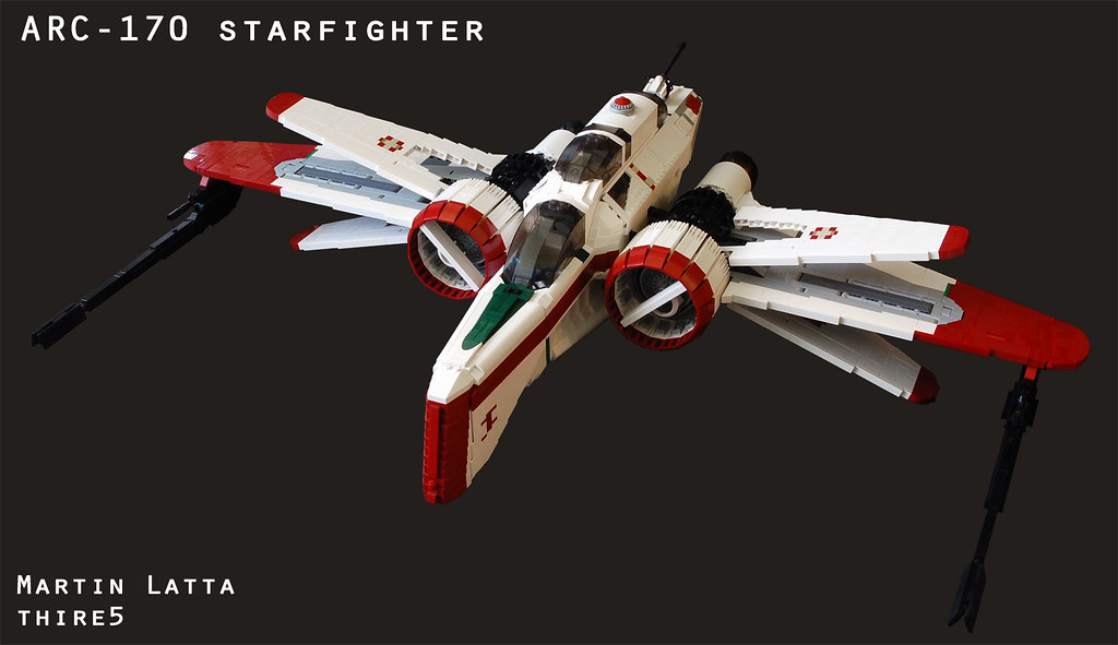 UCS Star Wars ARC-170 starfighter (with instructions)