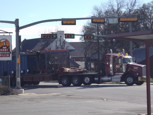 Kenworth winch truck hauling an oversize load   Goldthwaite,Tx | by texasjay2010