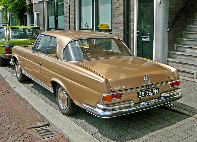 Mercedes 280 SE (W108), 1970, Amsterdam, Baarsjesweg, 06-2011