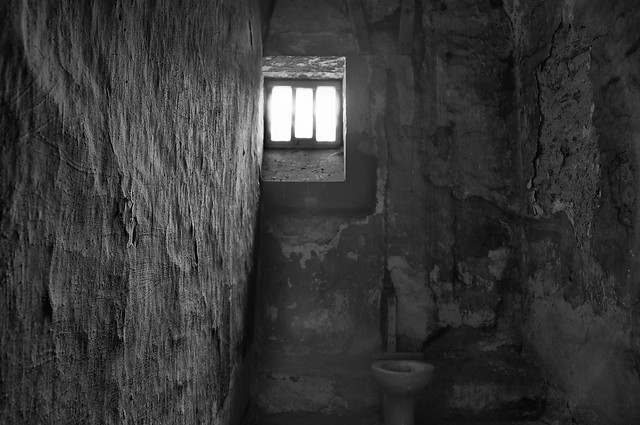 Interior de una de las celdas de la prisión de Kilmainham Gaol, Dublín.