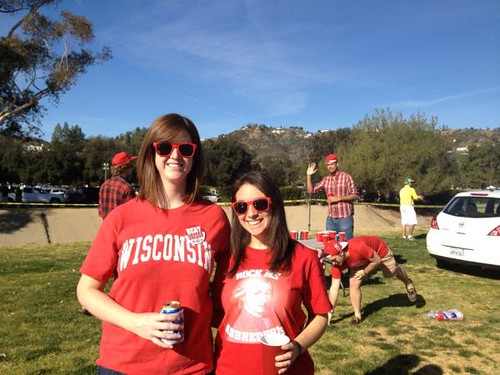 @mziss and me at the #RoseBowl #RoseBowlUW #Badgers http://t.co/A6th8Evf