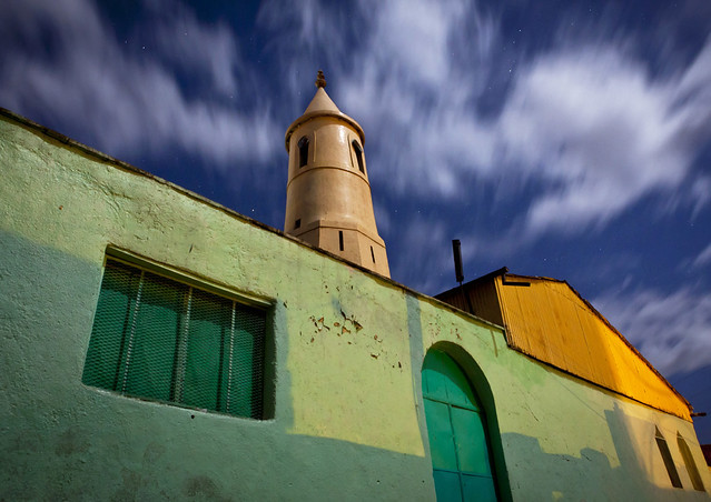 Al-Jami mosque in Harar nightshot with 30 seconds exposure - Ethiopia
