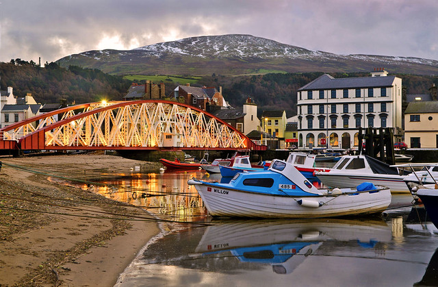 Ramsey Swing bridge at dusk ~ Isle of Man