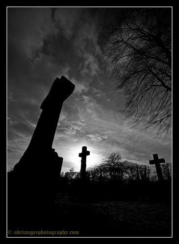 sunset england london church cemetery grave graveyard clouds sunrise photography sussex cross south tombstone adrian gee adriangeephotography