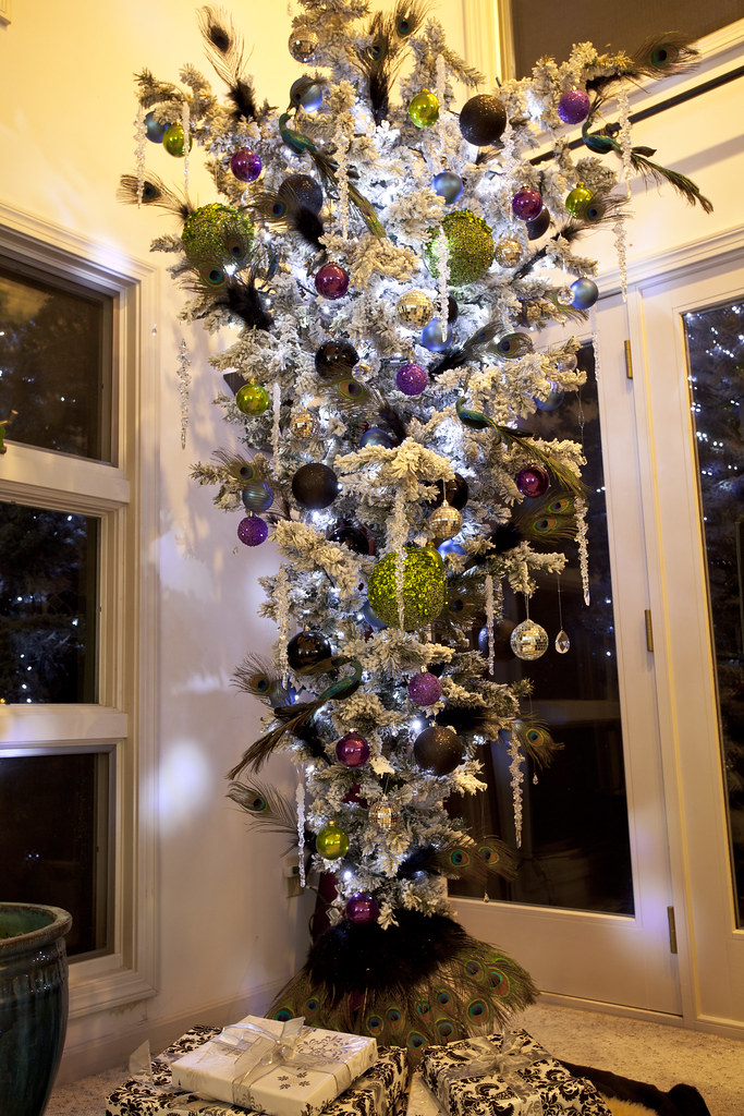 peacock upside down christmas tree | m_ward666 | Flickr