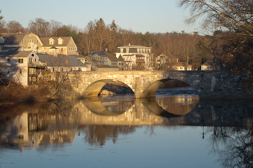 new bridge winter sunset england reflection stone river golden highway arch village state dean cement masonry newhampshire twin nh double route mortar hour edna proctor 114 henniker contoocook