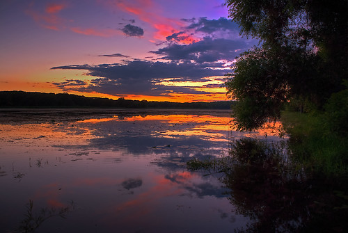 sunset sky lake minnesota clouds photoshop landscape nikon d200 tamron mn hdr lakeville photomatix elements9 cb1956
