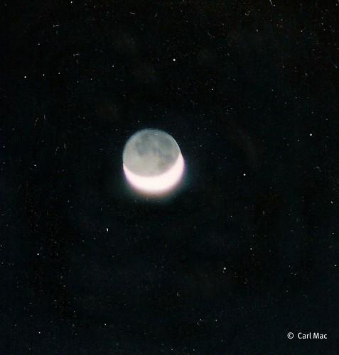THIS IS EARTHSHINE......EARTHSHINE IS REFLECTED EARTHLIGHT VISIBLE ON THE MOONS NIGHTSIDE.... | by ironcity707