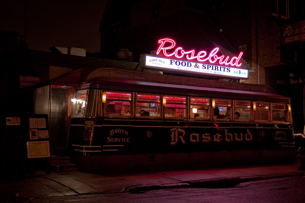 Rosebud Diner [17/366] | Day 17 On a wet winter night the ne… | Flickr