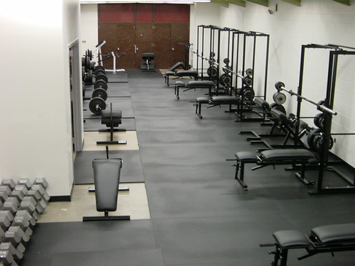 Free weight room