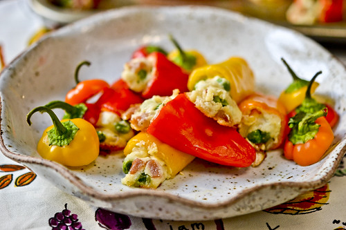 Stuffed Mini Peppers | by Full Fork Ahead