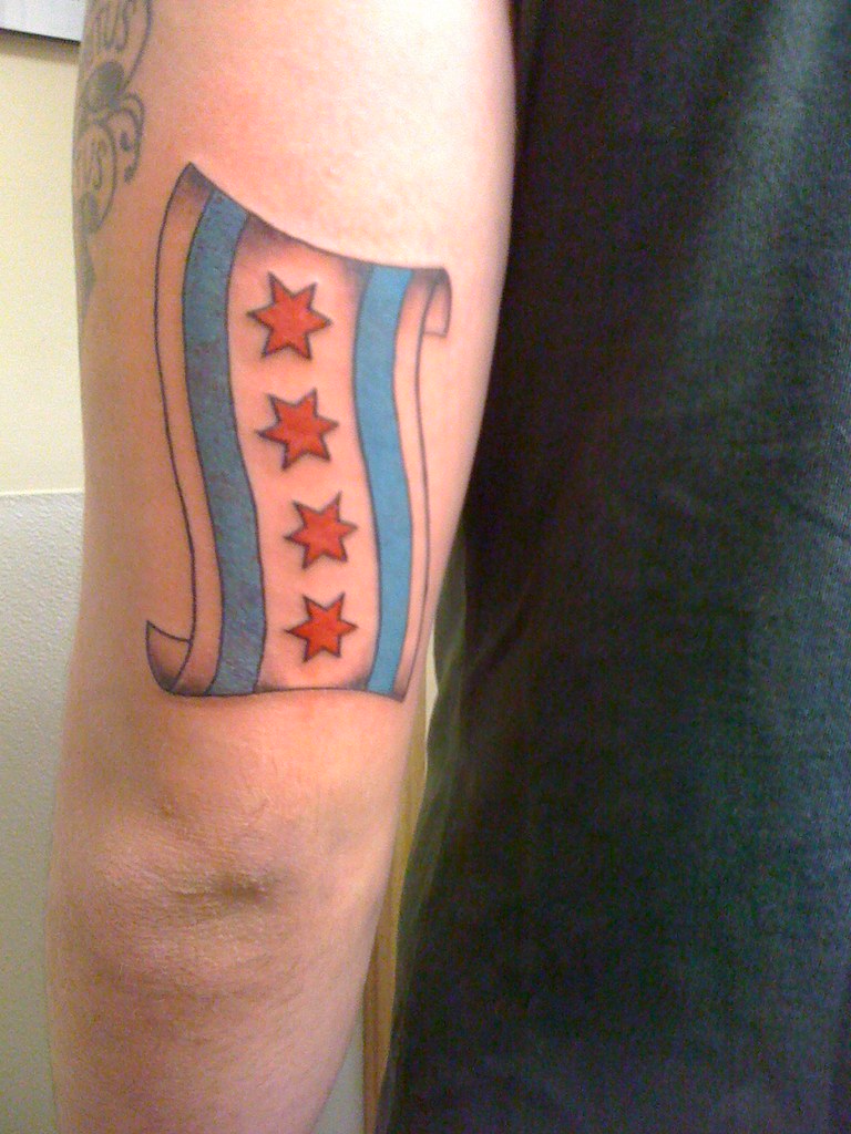 chicago geometric tattoo