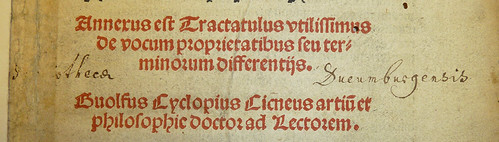 Ms. ownership inscription of Stift Herzogenburg, an Augustinian house in Herzogenburg, Austria | by Provenance Online Project