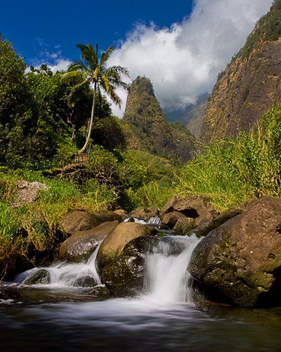 canon landscape hawaii waterfall maui needle iao valley hi waterfallguy
