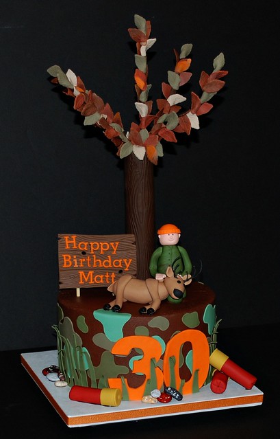 Deer Hunter Birthday Cake