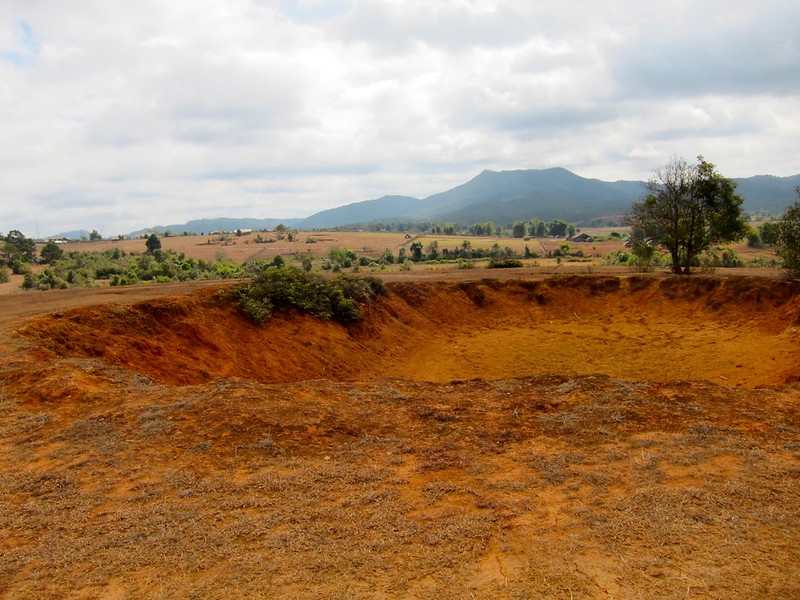 Craters from US Bombs, Phonsavan, Laos