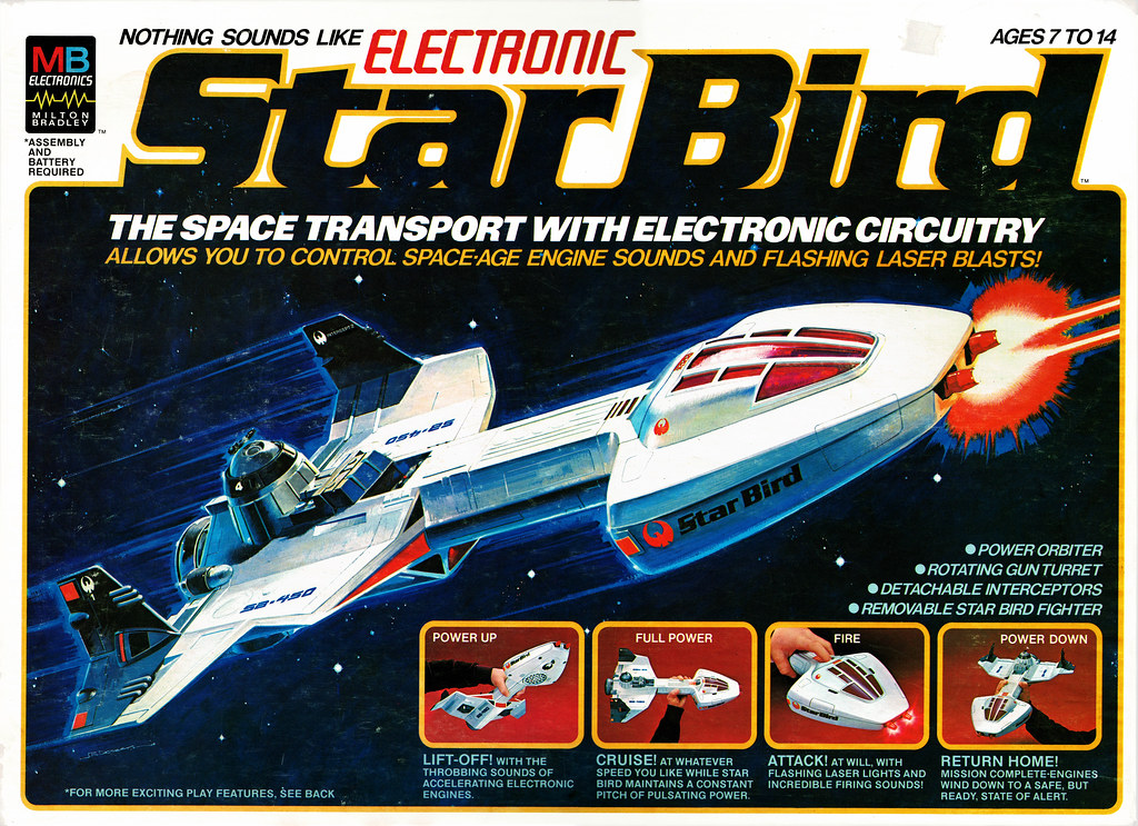 Milton Bradley Electronics - Star Bird -StarBird- toy box … | Flickr