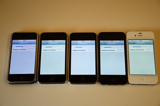 iPhone generations... | From the left to the right : iPhone … | Flickr