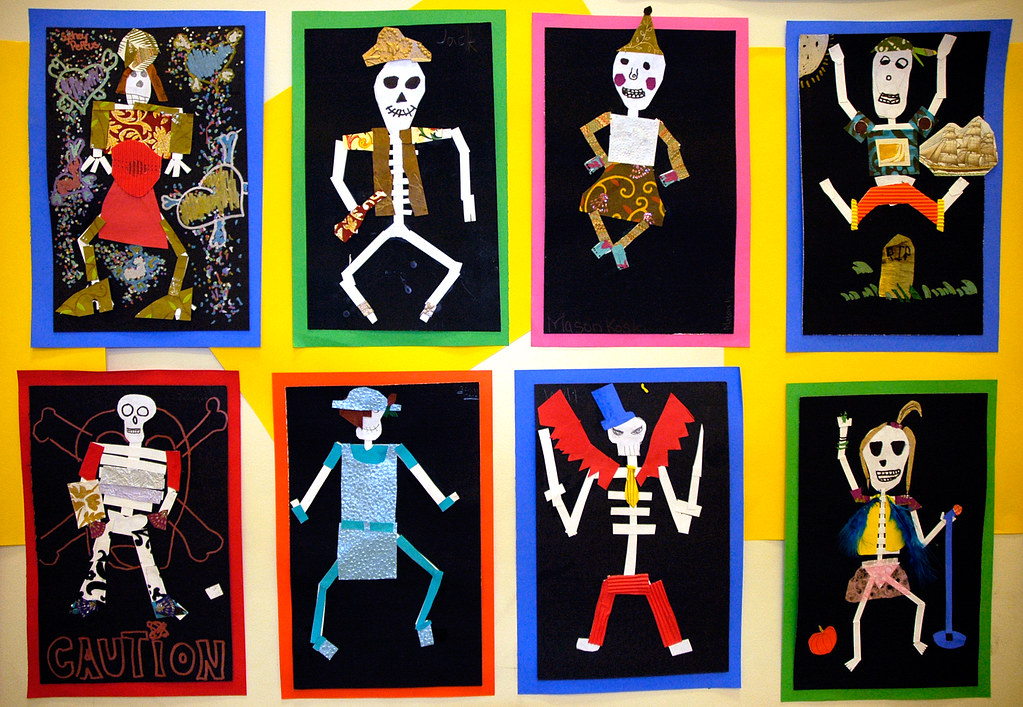 Dia de Los Muertos art by children | At least I think it was… | Flickr