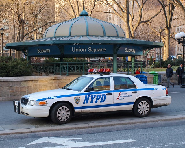 TD04s NYPD Transit Bureau District 4 Police Car, Union Square Subway Station, New York City