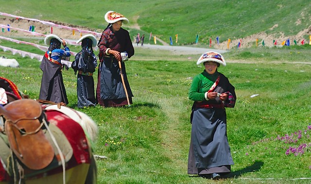 On pilgrimage at Sershul Gonpa, Tibet 2014