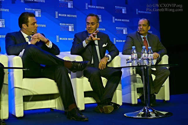 Marino Valensise, Head of Multi Asset, Barings, Robert Kricheff, Global Strategist and High-Yield Portfolio Manager, Shenkman Capital on panel re Risk-Free Return or Return-Free Risk: The Hunt for Yield