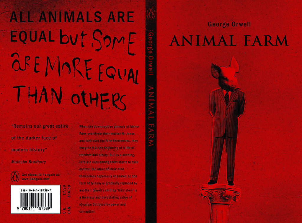 Animal Farm book cover | For Publishing redesign task | Flickr