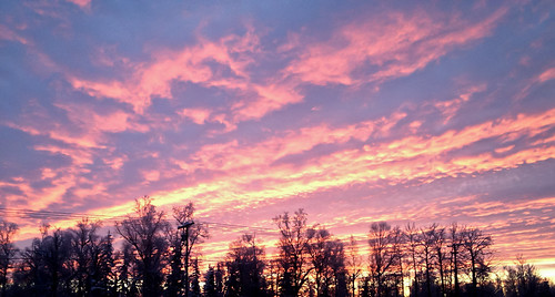 sunset sky alaska clouds iphone