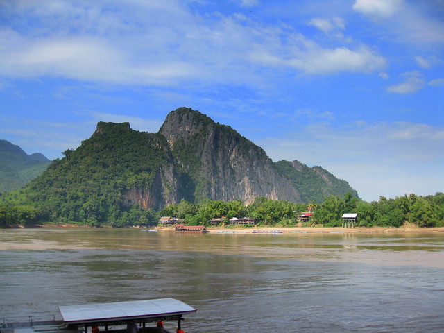 View from Pak Ou caves