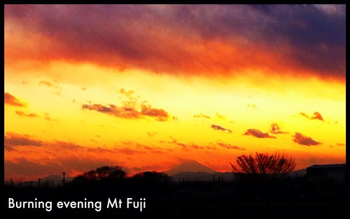 sunset japan fuji mt mount 日本 saitama 山 富士山 埼玉 夕方 富士