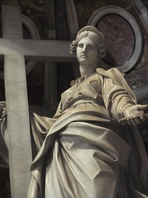 St Helena mother of Roman Emperor Constantine by Andrea Bogli 1646 CE