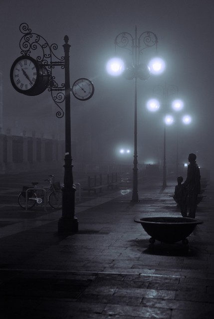 Fog at night