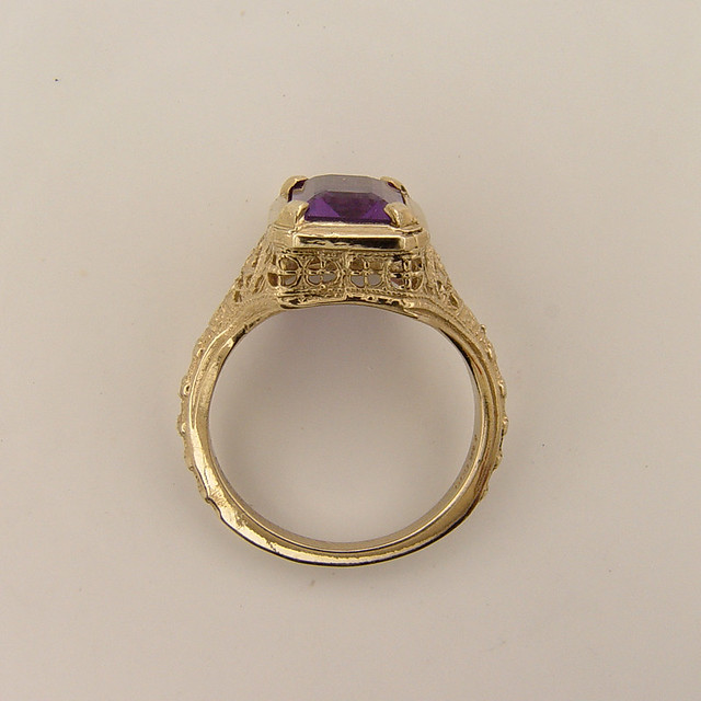 e036-2 Hugo Kohl Vintage Engagement Filigree Rings and Wed… | Flickr