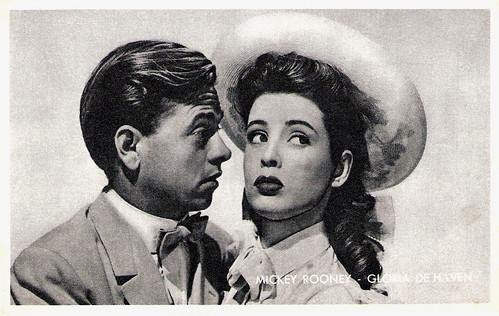 Mickey Rooney and Gloria DeHaven in Summer Holiday (1948)