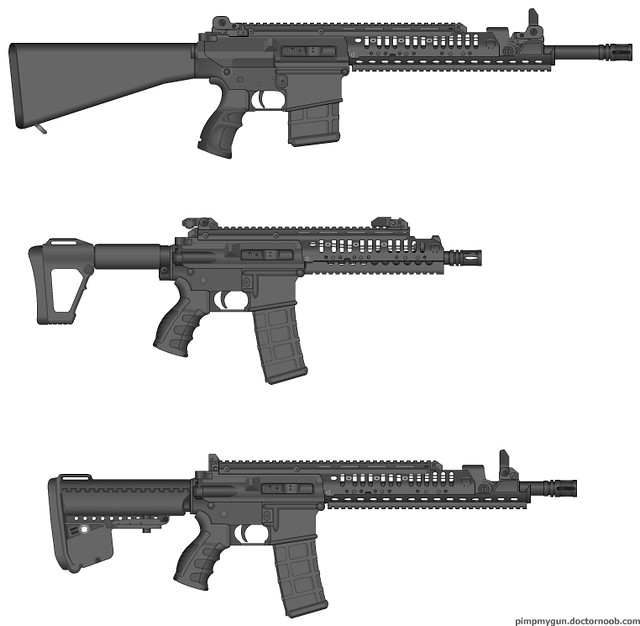 rifles 7.62mm, 5.56, and carbine | Galahadus | Flickr