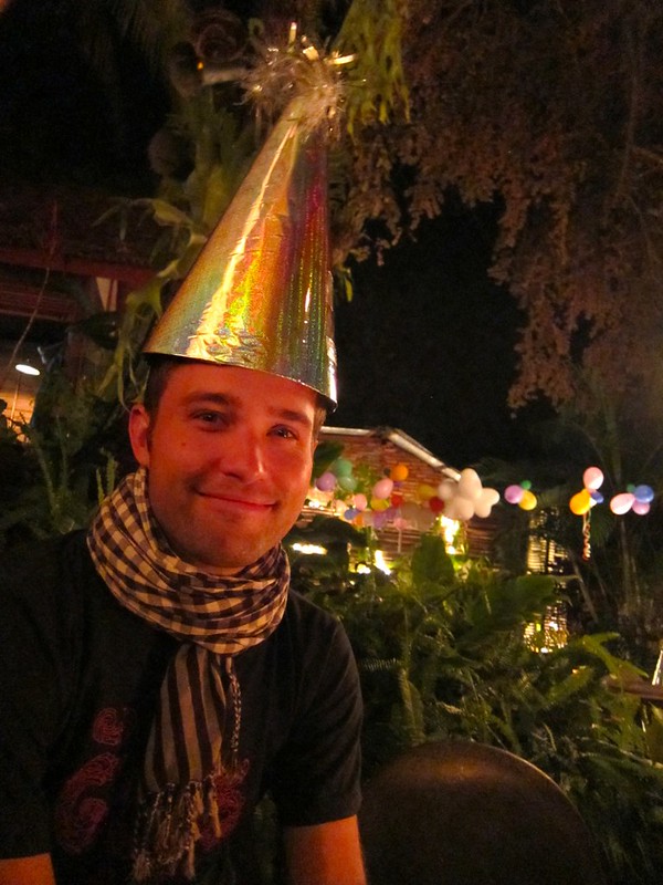 Celebrating new year's eve in Laos