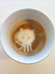 Today's latte, Octocat again and again! 1