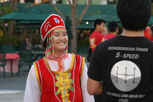 UM Student in Traditional Dress
