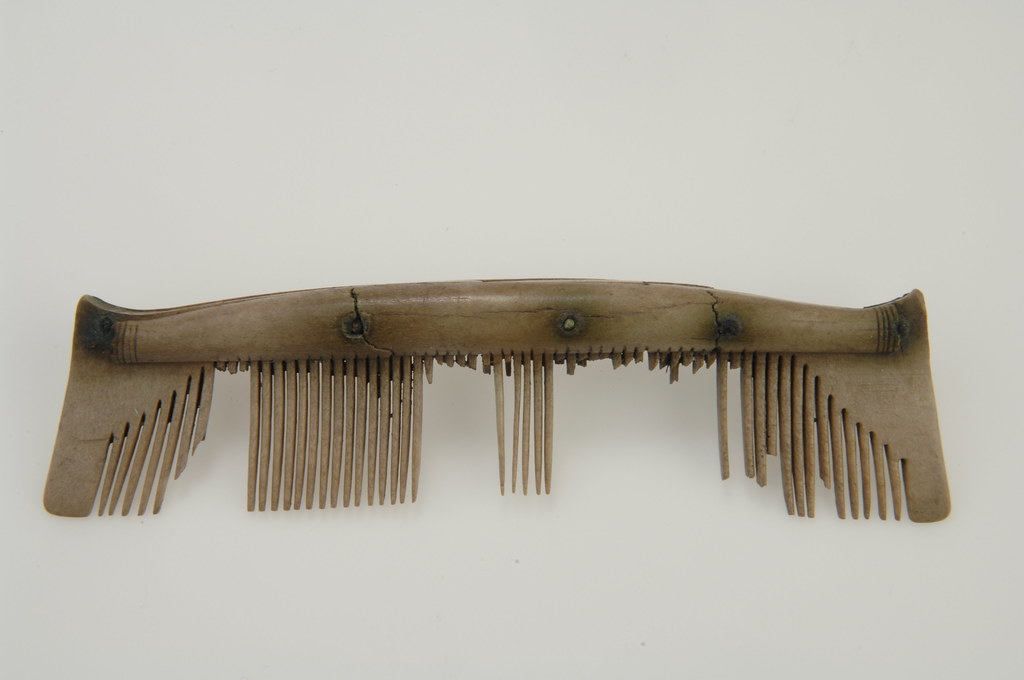 Comb | Comb. Bone/antler. The comb is made out of two pieces… | Flickr