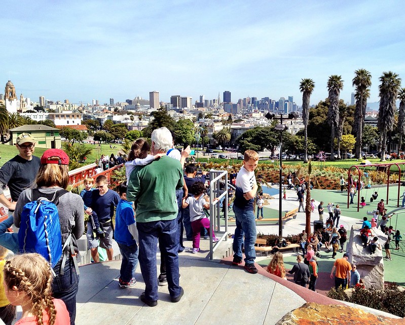 The Hellen Diller playground in Dolores Park