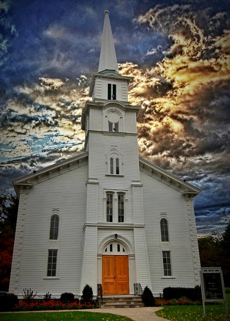 Fabius ~ New York ~ The First Baptist Church in Fabius Village Historic District