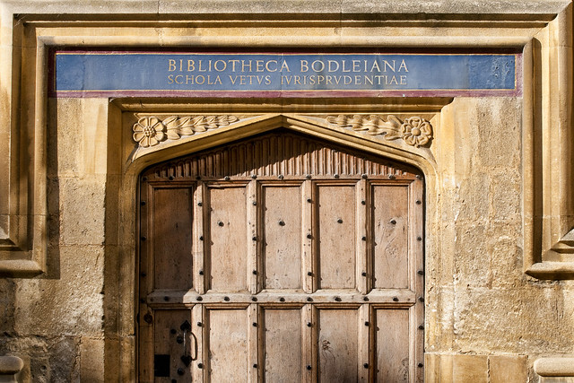 UK - Oxford - Bodleian Library - Bibliotheca Bodleiana