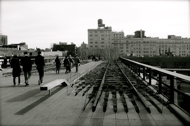 Black and White high line