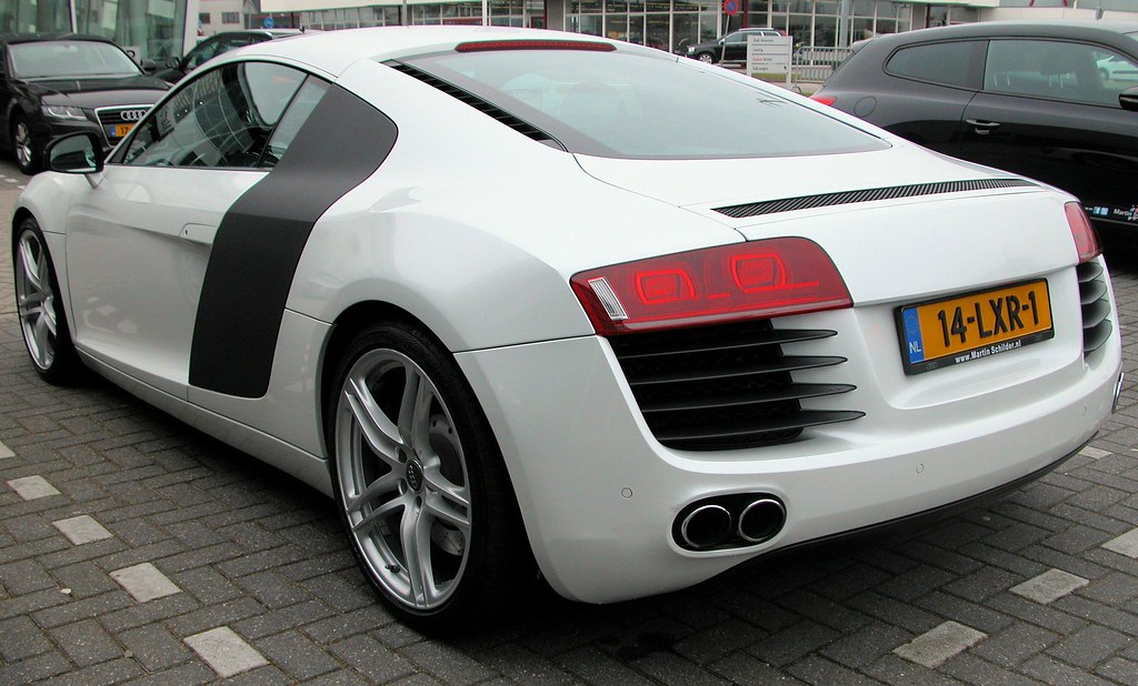 Audi R8 White Wrapped