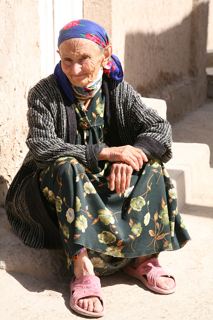 Portraits of Old Age on my Travels Khiva Uzbekistan