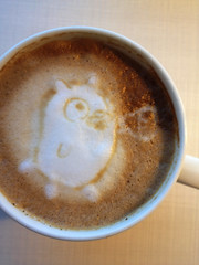 Today's latte, celebrating Go version 1!