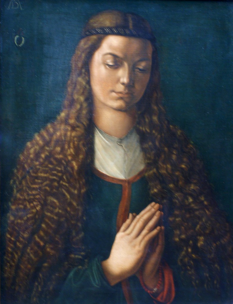 Albrecht Dürer, Bildnis einer jungen Frau mit offenem Haar (Portrait of a young woman with her hair down)
