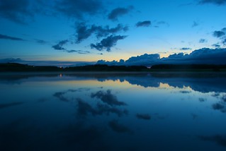 Loirston Loch - 6 sec exposure on a cloudy night