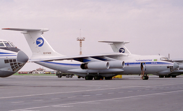 EZ-F423 - 1995 build Ilyushin IL-76TD, later WFU & stored