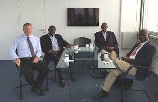 Hon. Daniel Botwe MP, Parliament of Ghana, Dr William Tevie, Director General at the National Communications Authority of Ghana and Issah Yahaya, Chief Director at the Ministry of Communications of Ghana - Geneva, 30 September 2015